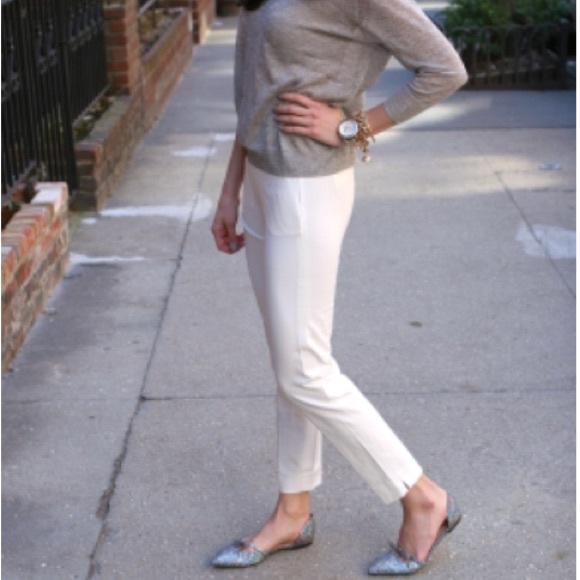 NWT J Crew slim cropped stretch cotton Martie Pant - Picture 3 of 8